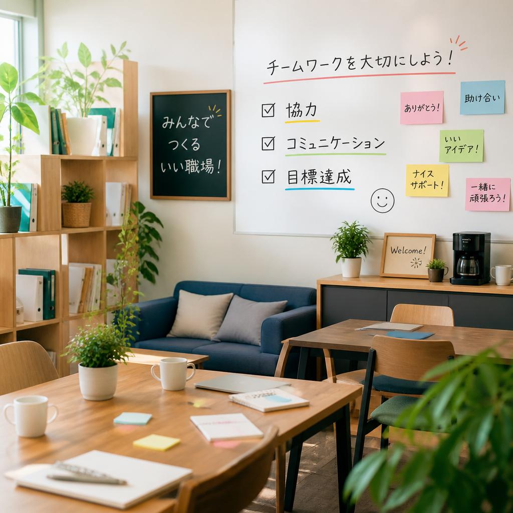 チームワークを大切にした職場環境