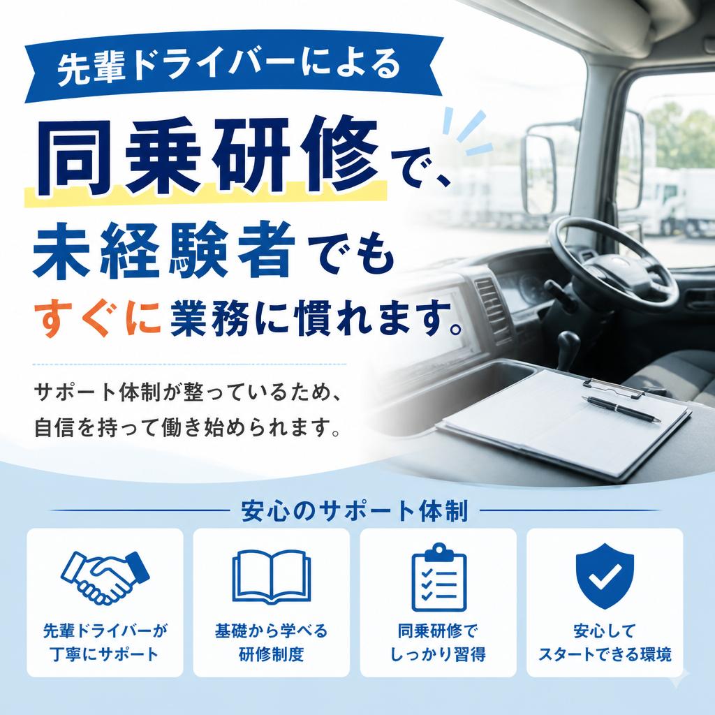 充実の研修制度で未経験者も安心