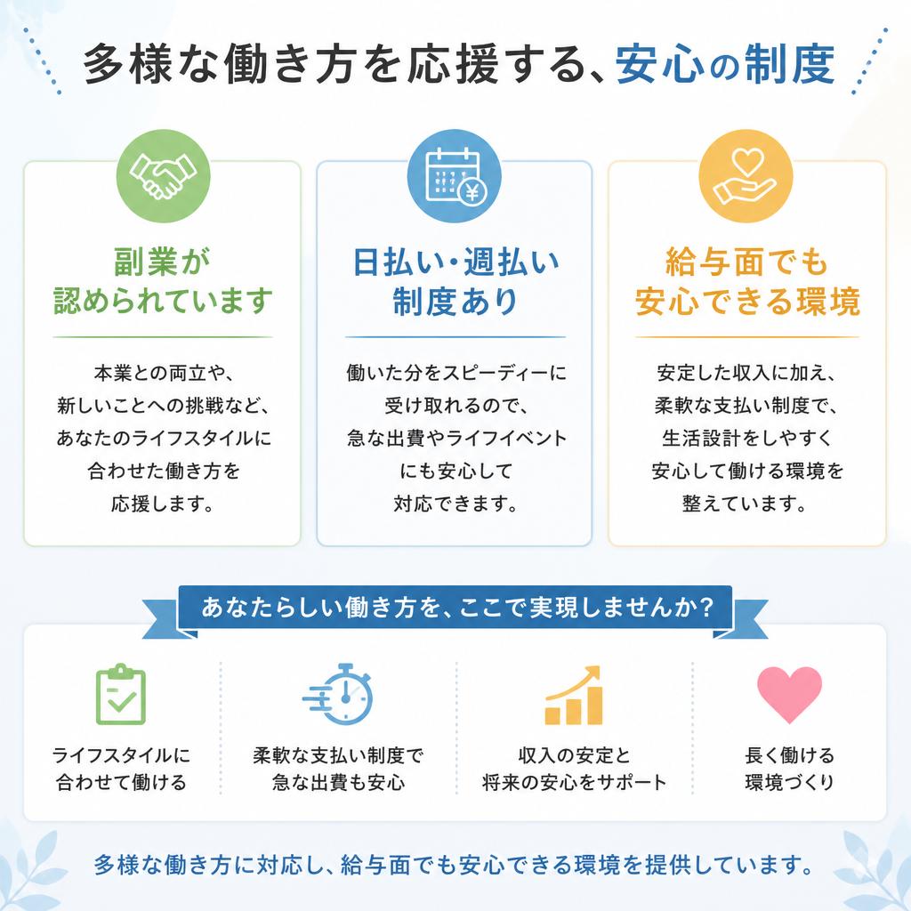 安心できる雇用条件