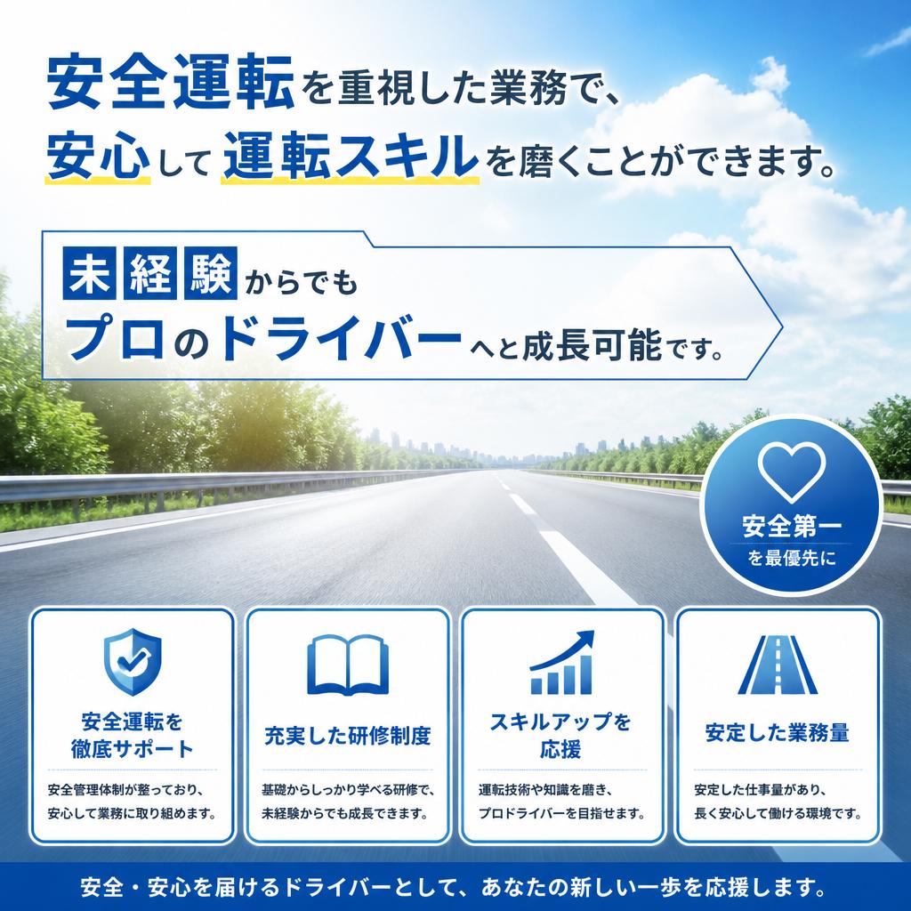 安全運転が第一！