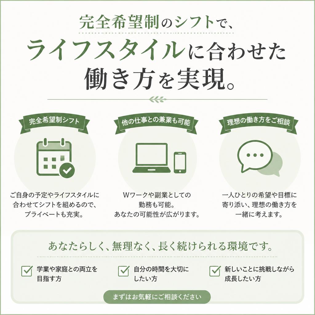 自由な働き方の実現