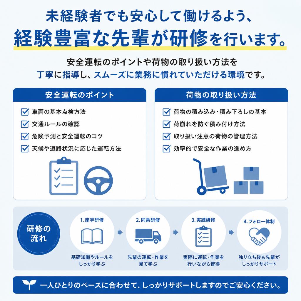 快適な職場環境と充実の研修制度