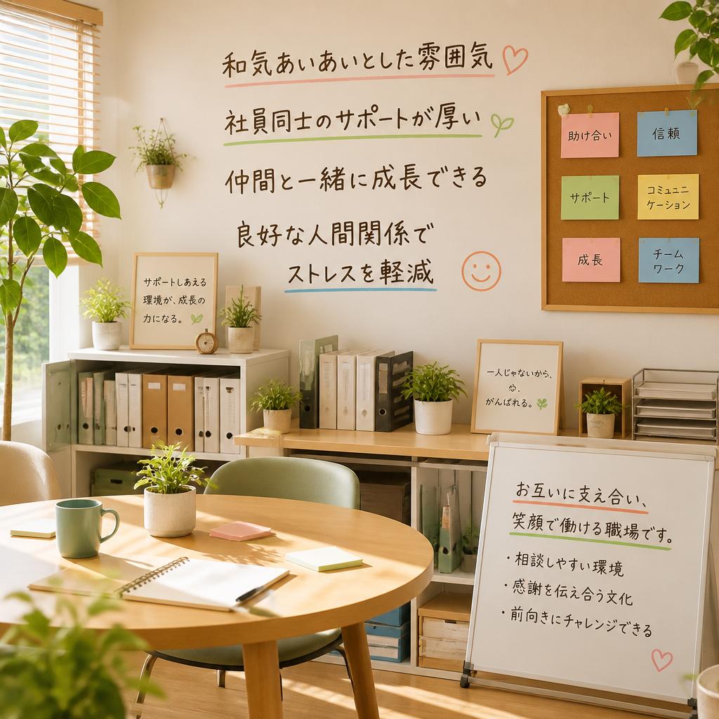 仲間と共に成長する職場