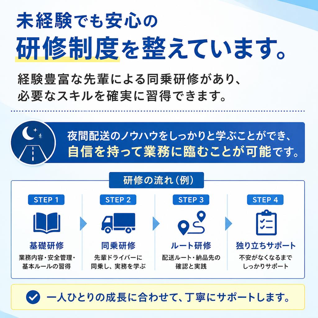 充実の研修制度