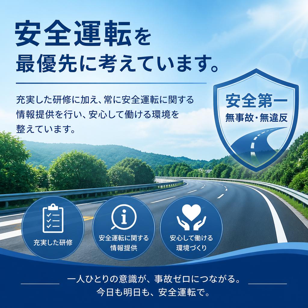 安全運転の徹底