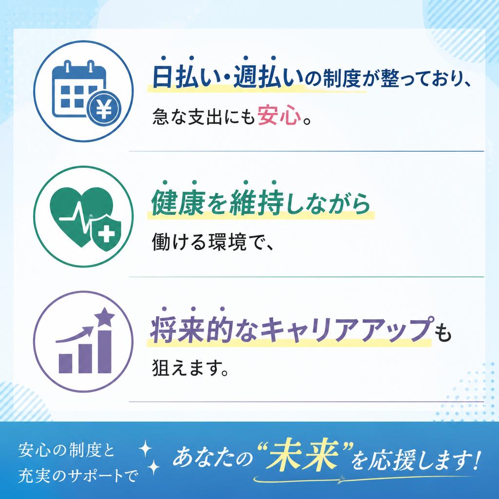4. 安定した収入を得ることが可能
