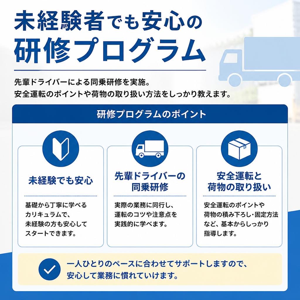 充実した研修とサポート体制
